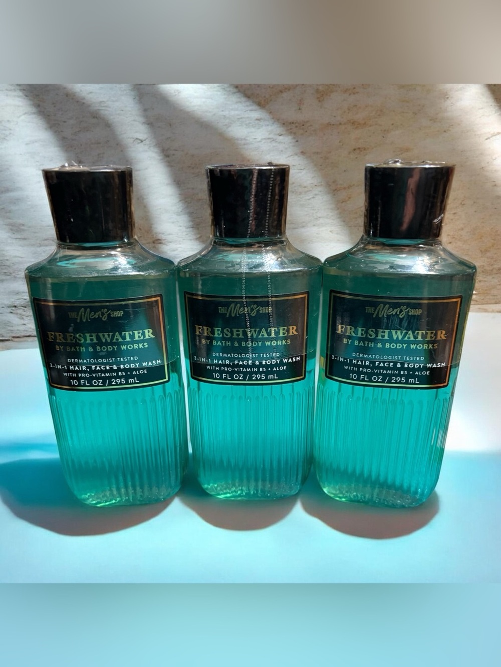 Bath & Body Works Freshwater Men’s 
3-in-1 Hair Face & Body Wash